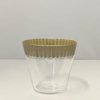 studio iiro削りグラス　(ショートサイズ)
