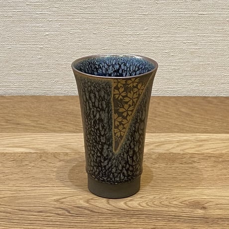 橋本大輔　天目金彩タンブラー