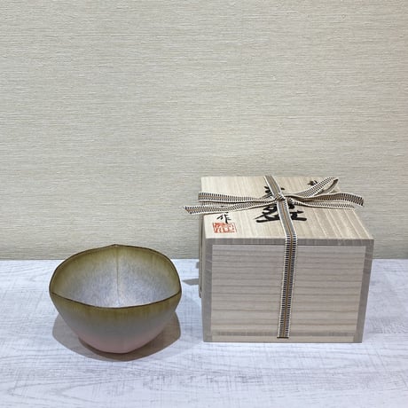 市野秀作　釉彩茶碗
