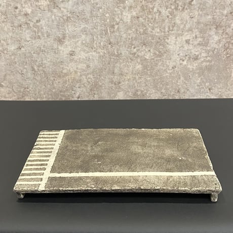 源右衛門窯　足付長皿