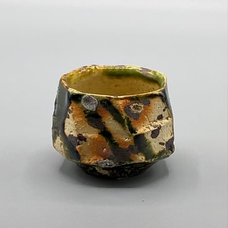 奥高麗　唐津　盃　　江戸 青唐津平盃 - 古美術 三坂堂 online shop