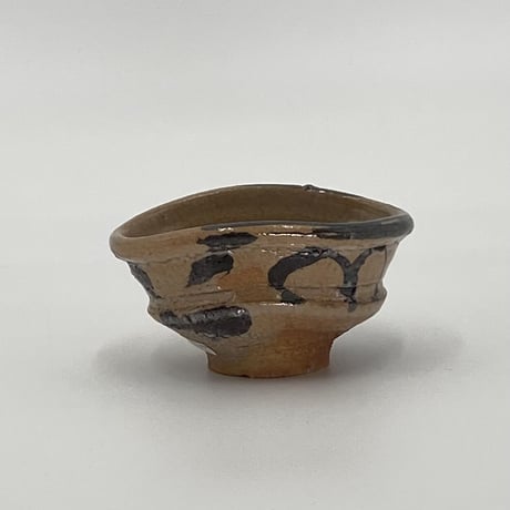 小島直喜　絵唐津沓ぐい呑