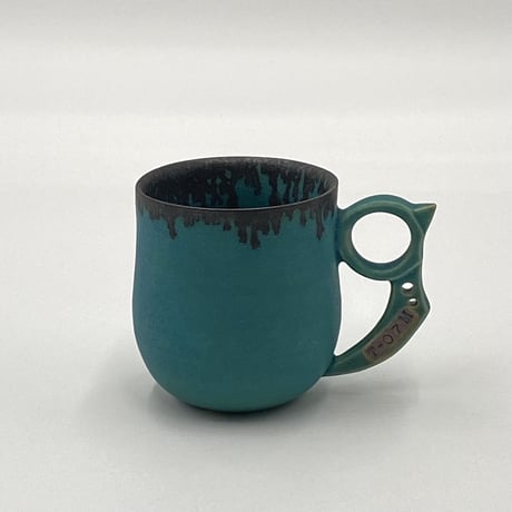 人気作家★加藤委★カップ★藍 人気作家☆加藤委☆カップ☆藍 陶芸 カップ