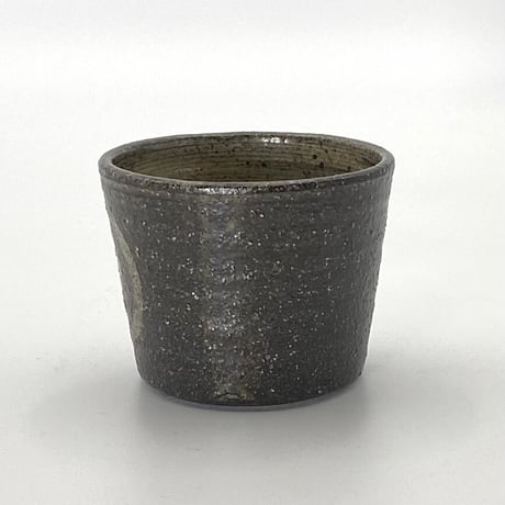 森脇要　福字蕎麦猪口　黒