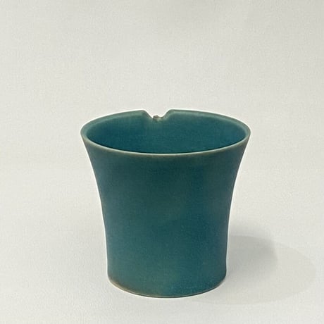 加藤輝雄　Zipperフリーカップ　トルコブルー