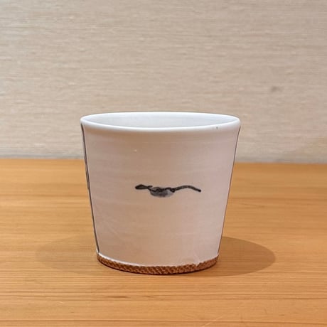 樋口萌　染付帯コーヒーカップ