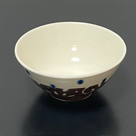 高江洲陶磁器　唐草マカイ　茶