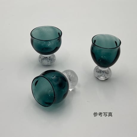 小坂未央　泡線酒杯① (グリーン) 1客