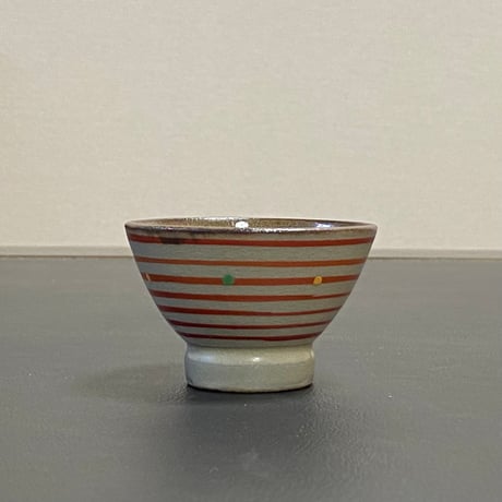 陶芸 城　赤絵ぐい呑
