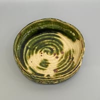 穂高隆児　織部銅鑼鉢