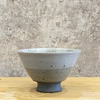 森脇要　福茶碗　白