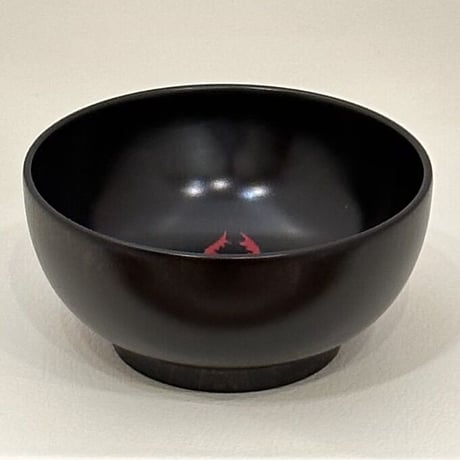 奥の麻衣子　絵漆子供椀　ノコギリクワガタ