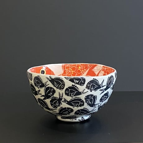 西端春奈　鯛づくし茶碗