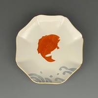香田昌惠　縁起物皿　鯛