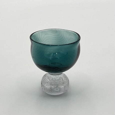 小坂未央　泡線酒杯③ (グリーン)1客