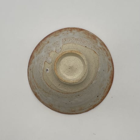 新 学　志野飯碗