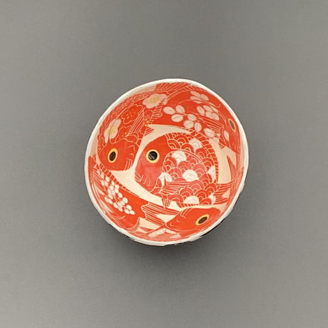 西端春奈　鯛づくし茶碗