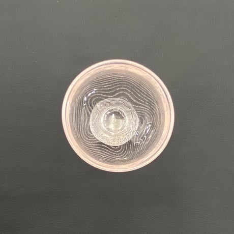 小坂未央　泡線酒杯(ピンク) 1客
