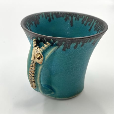 加藤輝雄　Zipperマグカップ　トルコブルー