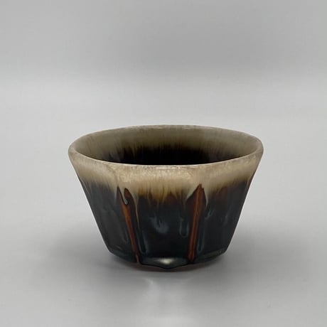 市野秀作　鉢(八角面取り)