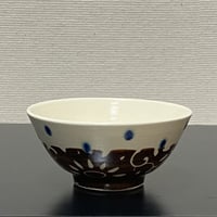 高江洲陶磁器　唐草マカイ　茶