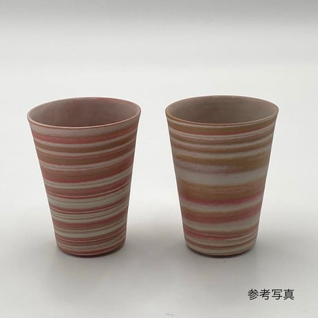 清水万佐年　練込酒器 No.2
