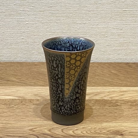 橋本大輔　天目金彩タンブラー