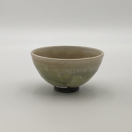 市野秀作　灰釉飯碗