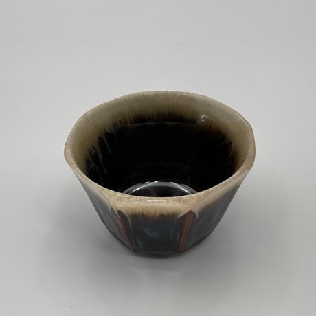 市野秀作　鉢(八角面取り)