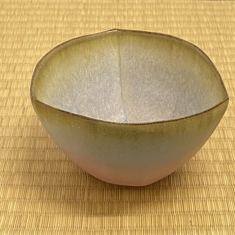 市野秀作　釉彩茶碗