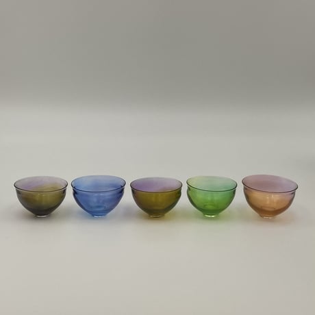 小坂未央　月虹ぐい呑　5客