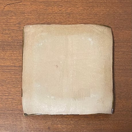 陶芸 城　角皿　6寸