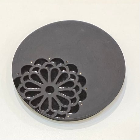 伊藤千穂　Noir 台皿