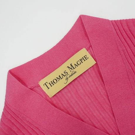 THOMAS　MAGPIE　rib cardigan【2231705】