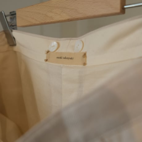 suzuki takayuki 　wide legged pants Ⅰ　S222-20