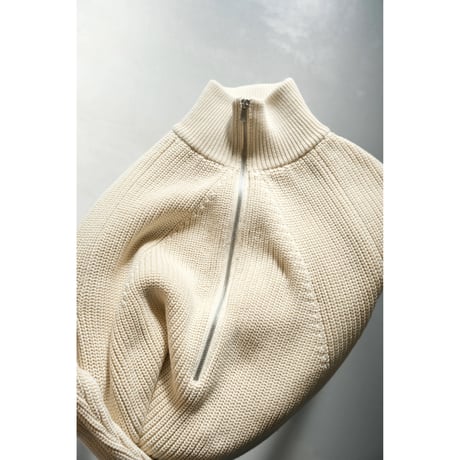 BATONER  MEN  SIGNATURE HALF ZIP KNIT