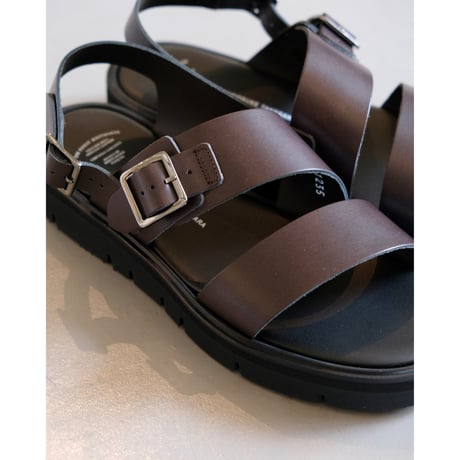 BEAUTIFUL SHOSE ｜ S.S.BELT SANDALS ｜GLOXI CUT SOLE  ｜ BROWN