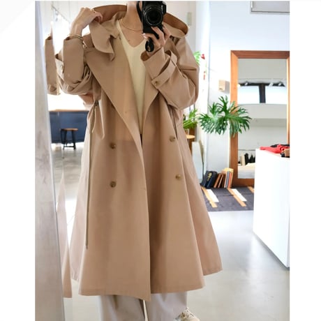VACHEMENT  Taffeta Trench Coat