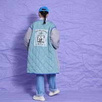 Thomas magpie quilted coat (reversible)