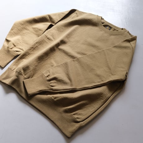 BATONER　Men DEGREASE INLAY CREW NECK　BN-22SM-017