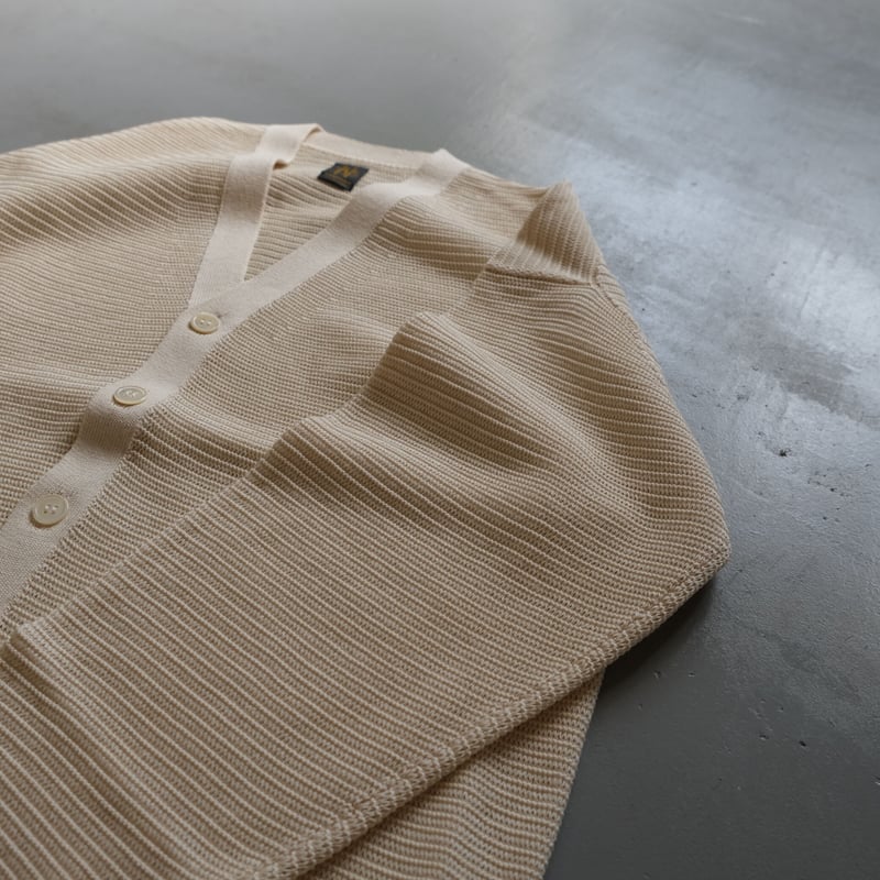 BATONER バトナー サマーニット CARDIGAN カーディガンL BATONER(バトナー) SUMMER KNIT VNECK CARDIGAN サマーニット