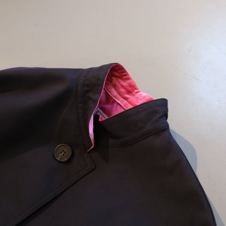THOMAS  MAGPIE    back line coat　NAVY×PINK【2213205】