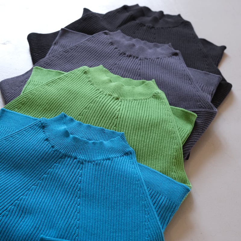 新品♦︎未使用 BANDEL BASIC CREW NECK KNIT Ⅳ(L) BATONER Women RIBNITURE CREW NECK S/S BN-23SL