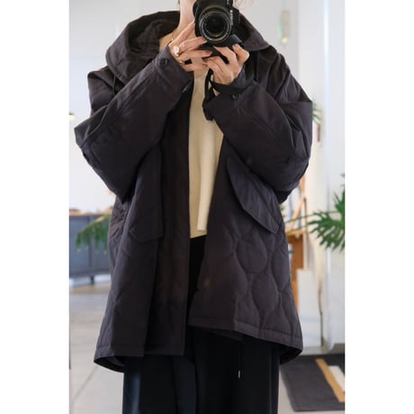 VACHEMENT   Cotton Nylon Quilted Mods Coat