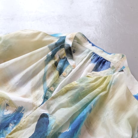 suzuki takayuki × Coci la elle   feather dress  / sable　　B231-03