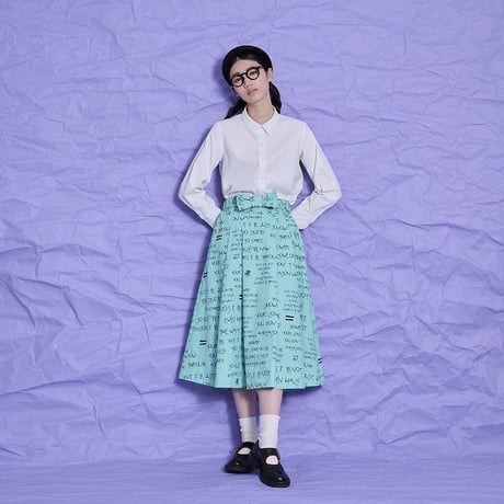 Thomas magpie   original print pleats skirt  2243602