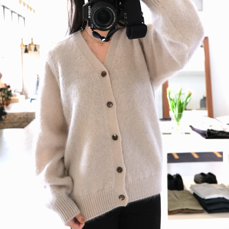 BATONER Men PURE MOHAIR CARDIGAN BN-22FM-065 |