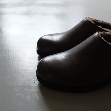 BEAUTIFUL SHOES　SLIPON（ECO FUR）BROWN　BSS2134006