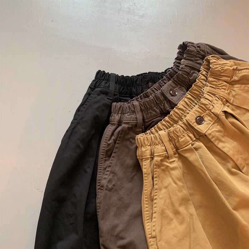 HARVESTY CIRCUS PANTS サーカスパンツ COL:34 KHAKI