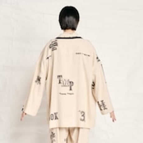 Thomas Magpie C/Linen PRINT jacket  2252211